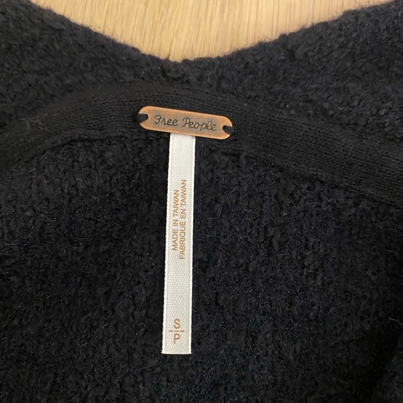 Free People Black Sweater, Size Small - Picture 2 of 2